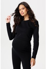 Noppies Noppies Top cropped - Leela - Zwart 40N0017 P090