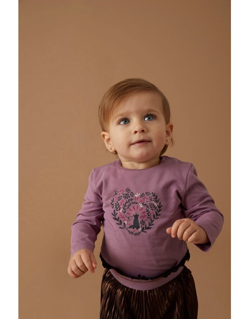 Feetje Baby Feetje meisjes Shirt - Lila - Forest Fancy - 51602439