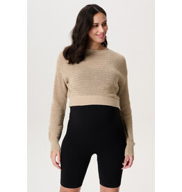 Noppies Noppies Cropped trui Pablo - Knit - White Pepper