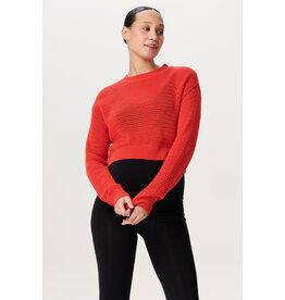 Noppies Noppies Cropped trui Pablo - Knit - Rood