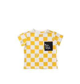Your Wishes Baby & Peuter kleding Your Wishes T-shirt Tough Cookie - Relaxed Tee - Golden Rod