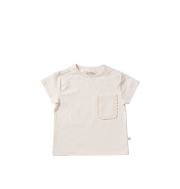 Your Wishes Baby & Peuter kleding Your Wishes T-shirt Solid - Pocket - Ecru