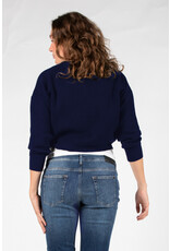 Love2Wait Love2Wait Trui - knit - cropped - Navy B999062 006