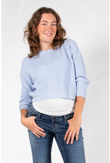 Love2Wait Love2Wait Trui - knit - cropped - Blue -  B999062 005