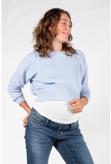 Love2Wait Love2Wait Trui - knit - cropped - Blue -  B999062 005