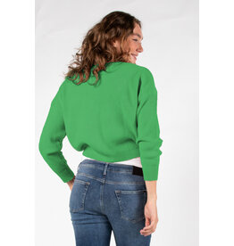 Love2Wait Love2Wait zwangerschapstrui - knit - cropped - green
