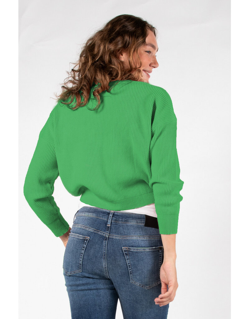 Love2Wait Love2Wait Trui - knit - cropped - Green -  B999062 014