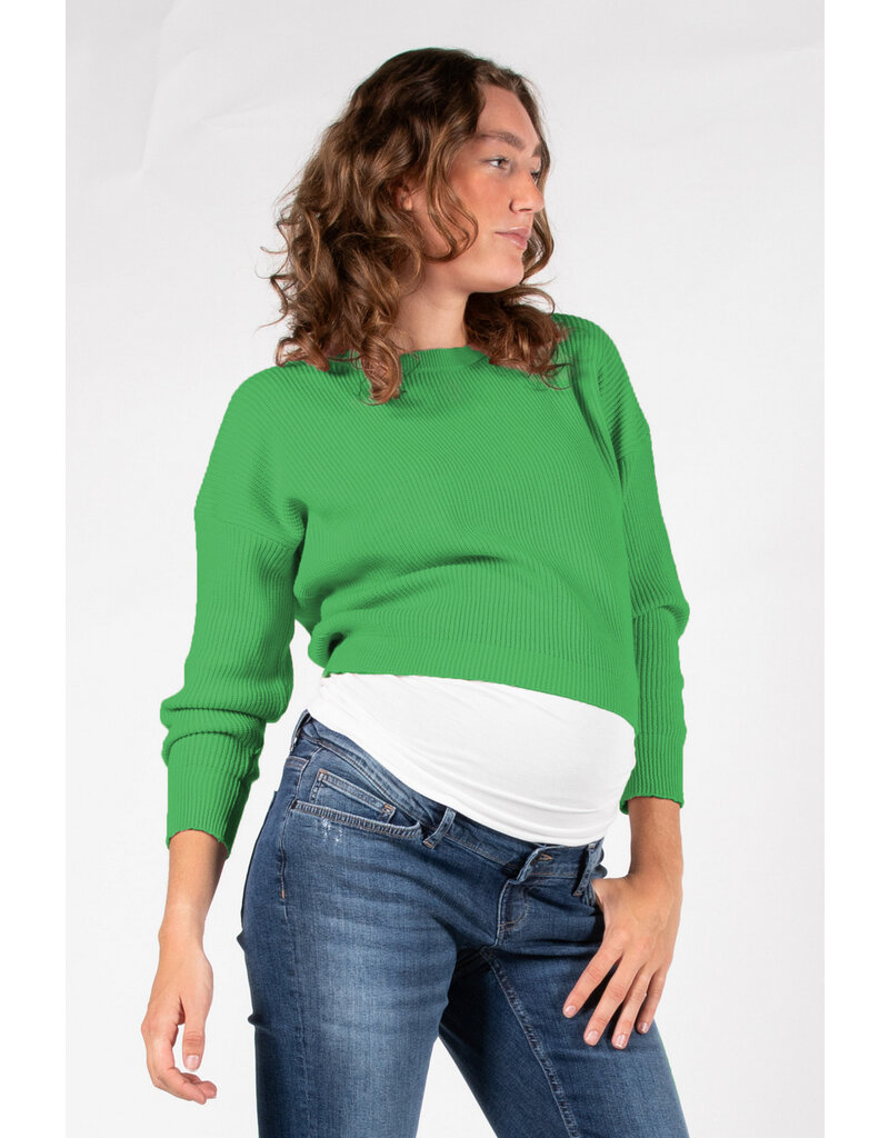 Love2Wait Love2Wait Trui - knit - cropped - Green -  B999062 014