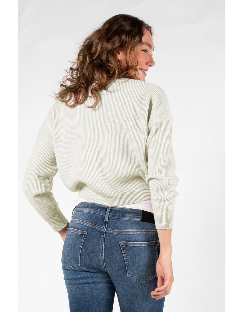 Love2Wait Love2Wait Trui - knit - cropped - Offwhite -  B999062 034