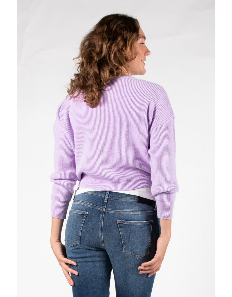 Love2Wait Love2Wait Trui - knit - cropped - Lilac -  B999062 069