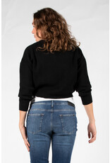 Love2Wait Love2Wait Trui - knit - cropped - black -  B999062 004