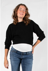 Love2Wait Love2Wait Trui - knit - cropped - black -  B999062 004