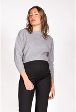 Love2Wait Love2Wait Trui - knit - cropped - grey -  B999062 002