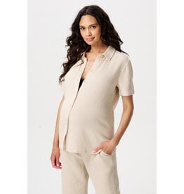 Noppies Noppies Zwangerschap - Voedingsblouse Pepep - light sand
