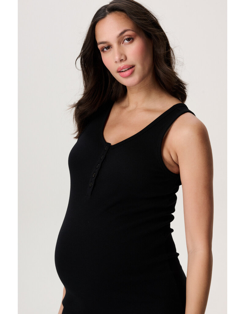 Noppies Noppies Jurk met voedingsfunctie Estrella - Black- 5020413 P090