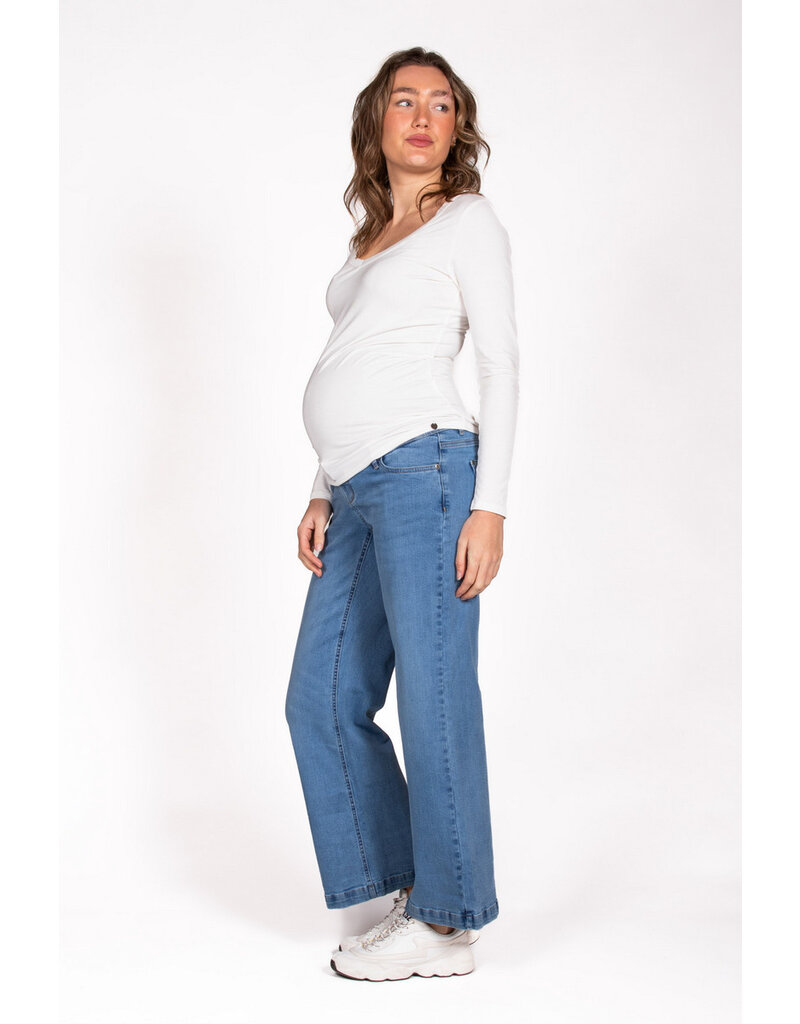 Love2Wait Love2Wait jeansWide Leg - Used Wash - B999031 026