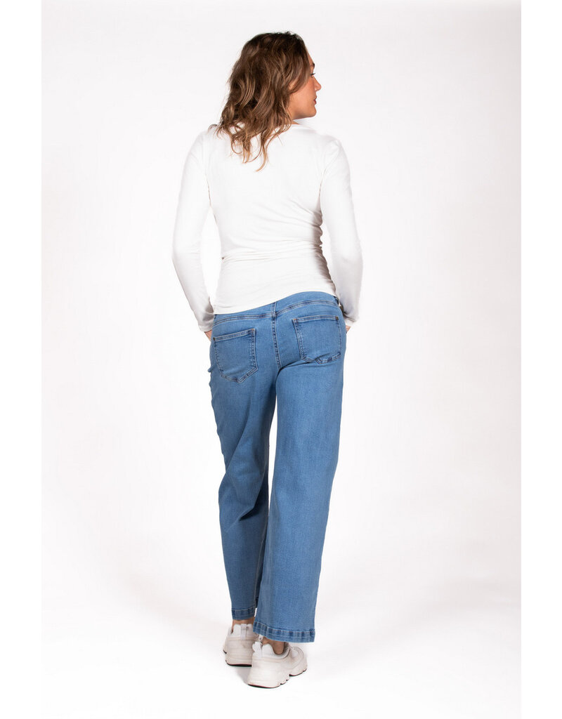 Love2Wait Love2Wait jeansWide Leg - Used Wash - B999031 026