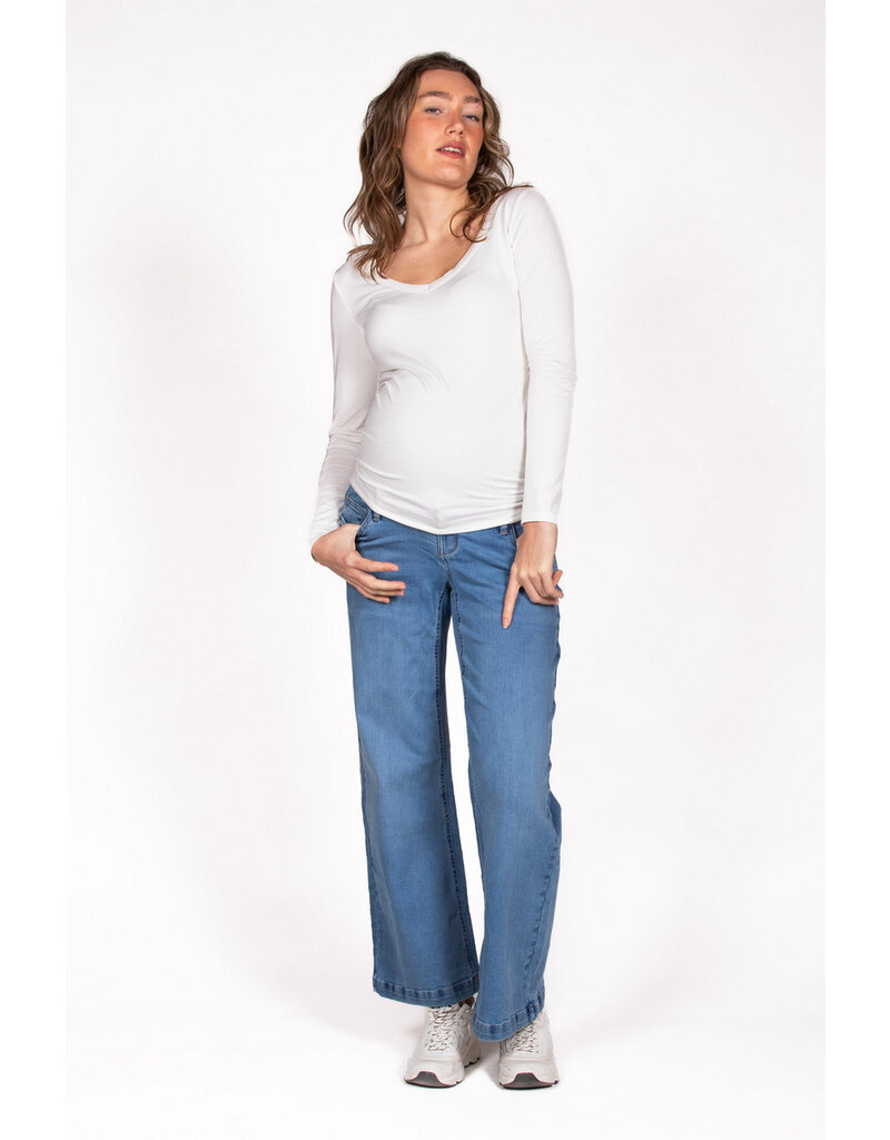 Love2Wait Love2Wait jeansWide Leg - Used Wash - B999031 026