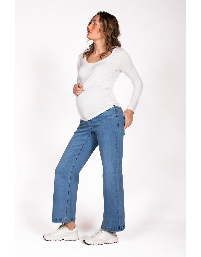 Love2Wait Love2Wait jeansWide Leg - Used Wash - B999031 026