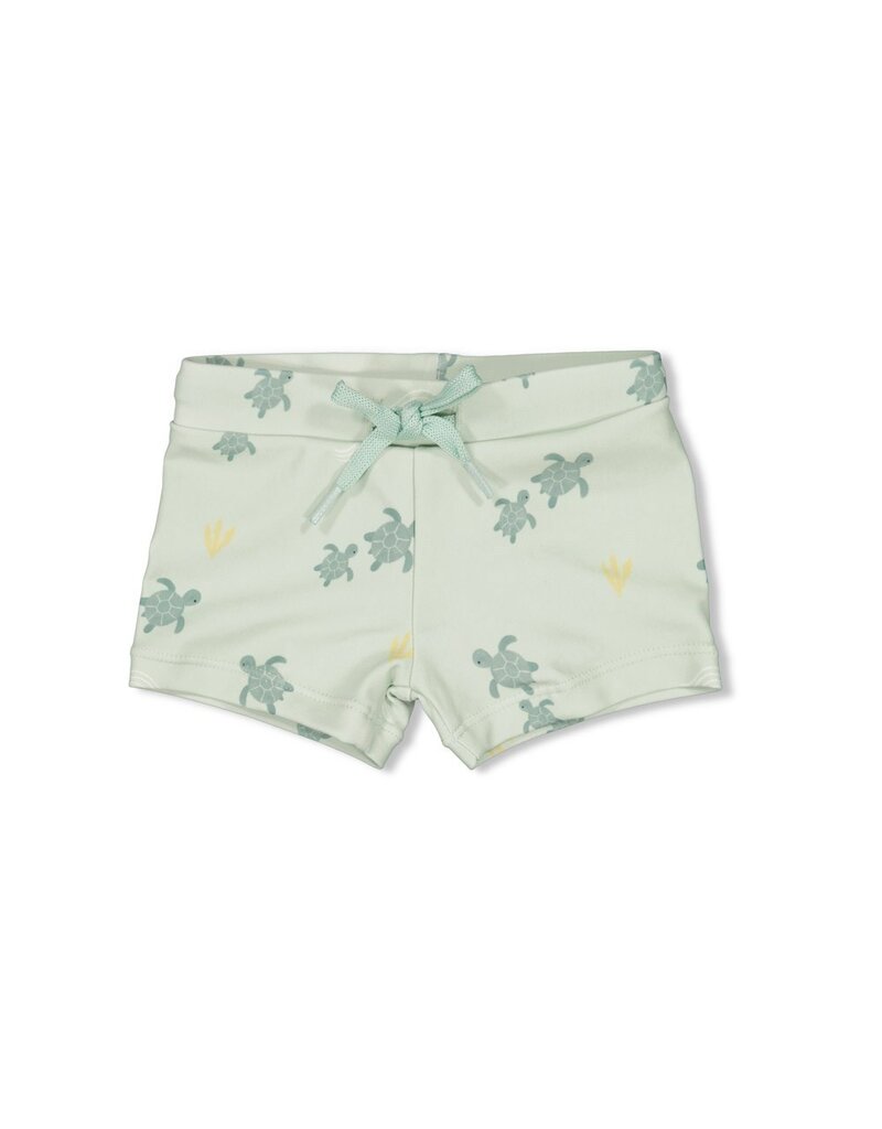 Feetje Baby Feetje Zwembroekje - Turtelly Cool - zeegroen - 53200048