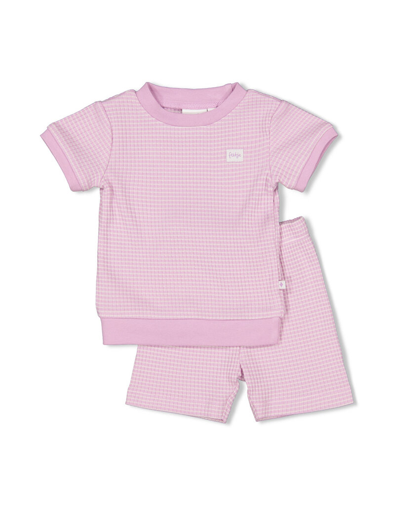 Feetje Baby Feetje Pyjama Shortama Wafel Summer Special Lila