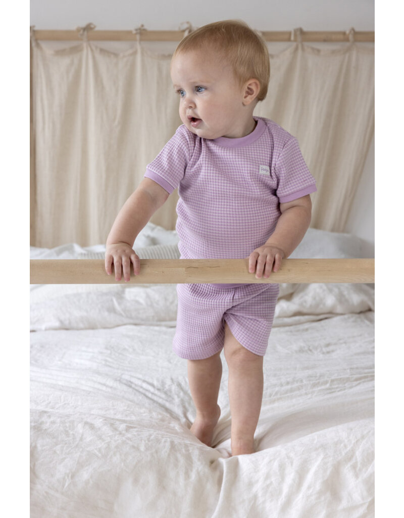 Feetje Baby Feetje Pyjama Shortama Wafel Summer Special Lila