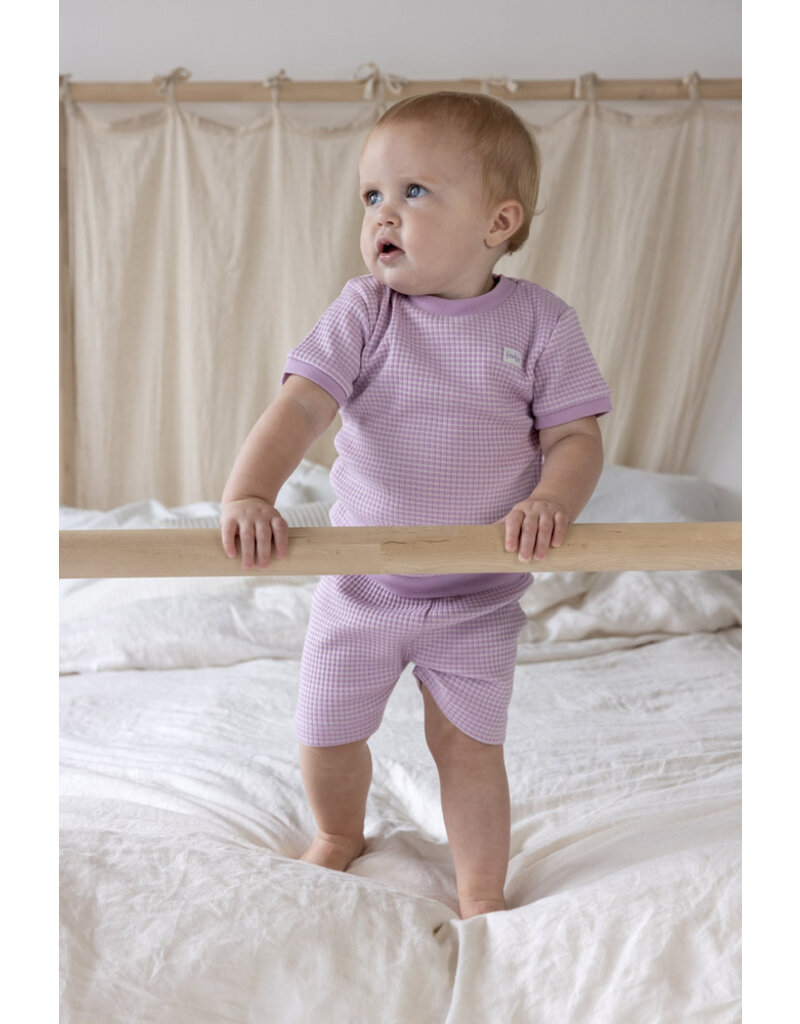 Feetje Baby Feetje Pyjama Shortama Wafel Summer Special Lila