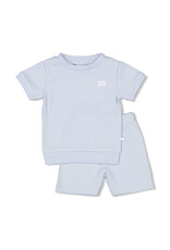 Feetje Baby Feetje Pyjama Shortama Wafel Summer Special - Baby Blue