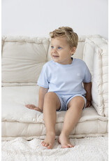 Feetje Baby Feetje Pyjama Shortama Wafel Summer Special - Baby Blue