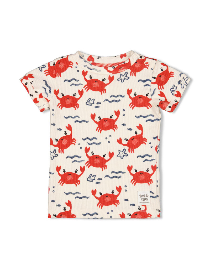 Feetje Baby Feetje Pyjama - Shortama - Cooper Crab - limited