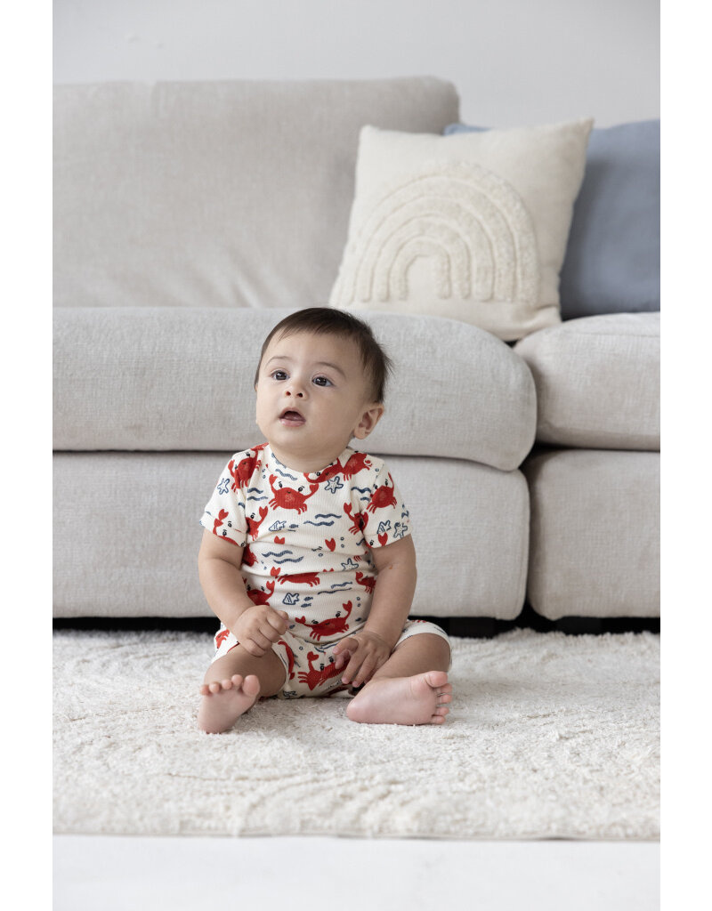 Feetje Baby Feetje Pyjama - Shortama - Cooper Crab - limited