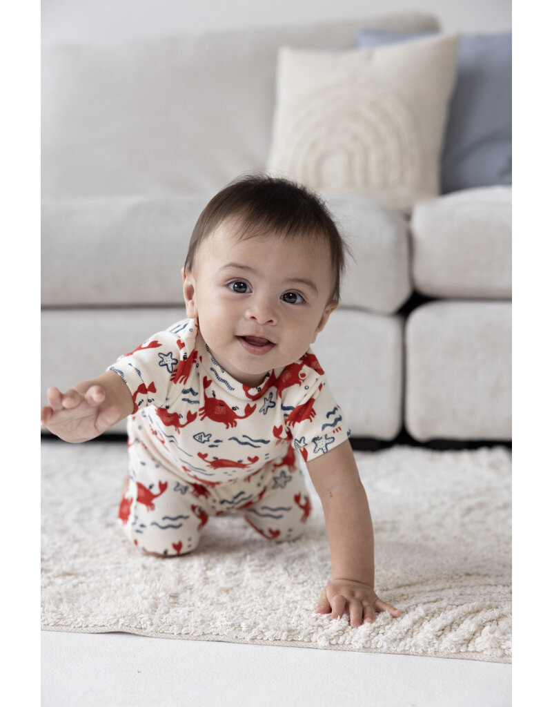 Feetje Baby Feetje Pyjama - Shortama - Cooper Crab - limited
