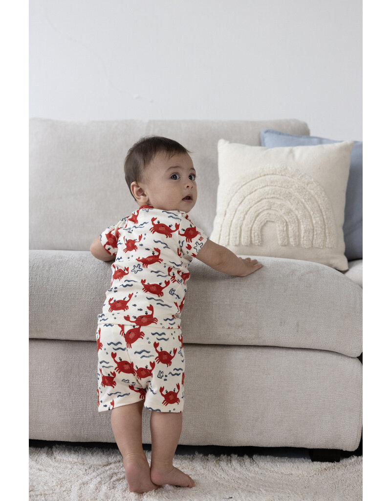 Feetje Baby Feetje Pyjama - Shortama - Cooper Crab - limited