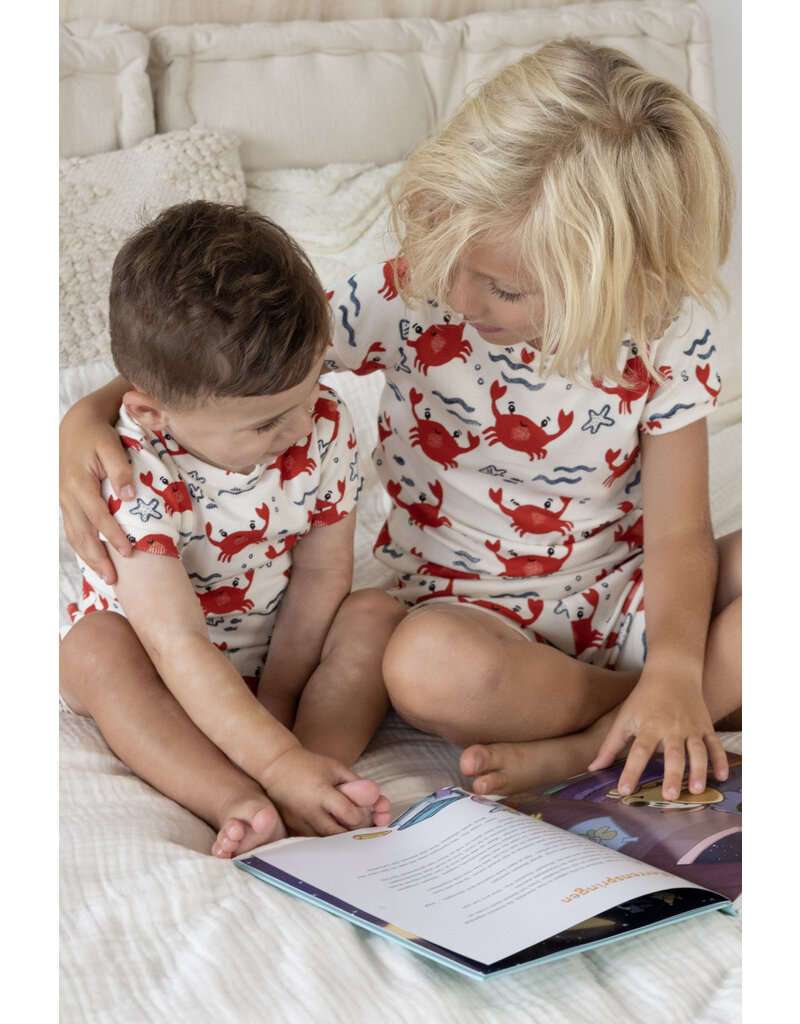 Feetje Baby Feetje Pyjama - Shortama - Cooper Crab - limited