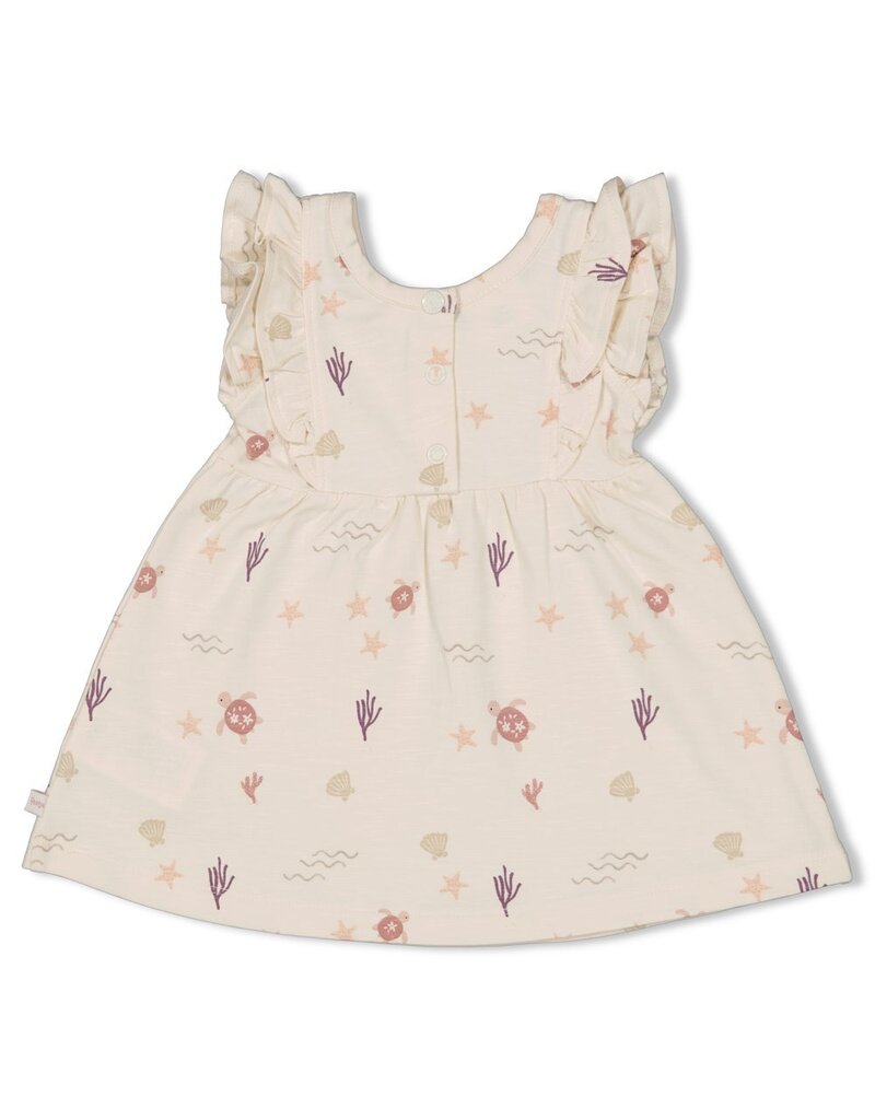 Feetje Baby Feetje Jurk ruches AOP - Starfish Wishes - offwhite - 51400543