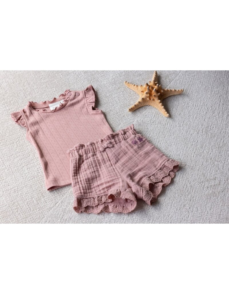 Feetje Baby Feetje Short - Starfish Wishes - Mauve  - 52100425