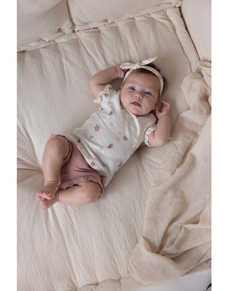 Feetje Baby Feetje Short - Starfish Wishes - Mauve  - 52100425