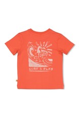 Feetje Baby Feetje T-Shirt - Happy Rio  - Koraal - 51700940