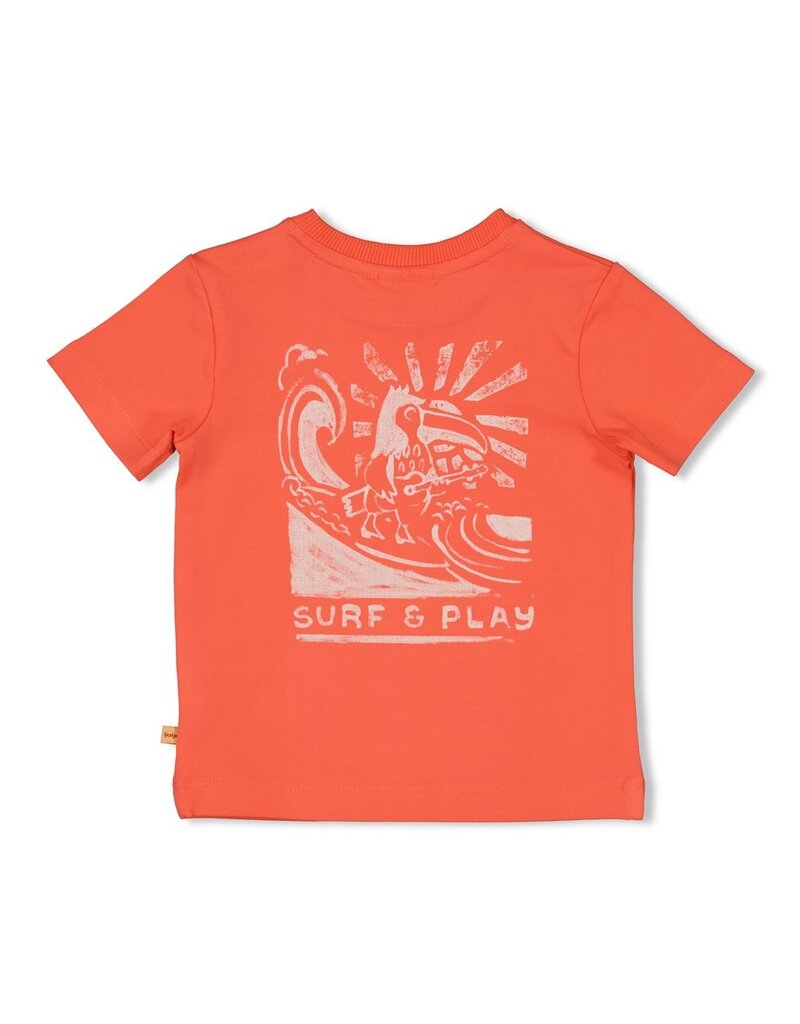 Feetje Baby Feetje T-Shirt - Happy Rio  - Koraal - 51700940