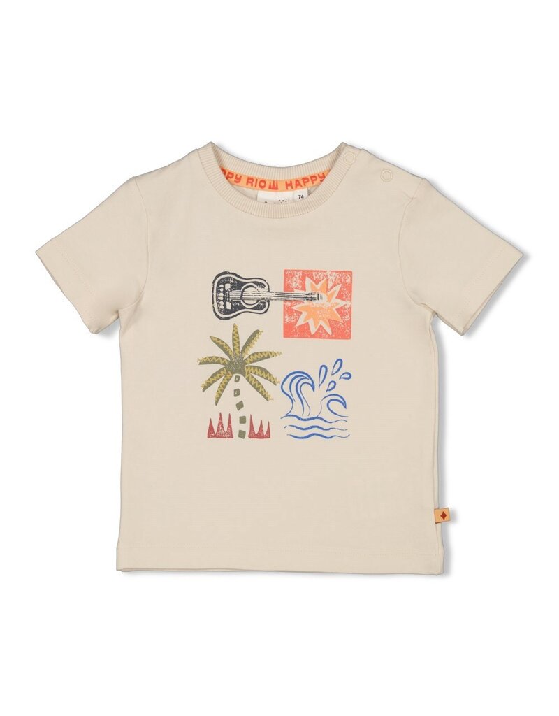 Feetje Baby Feetje T-Shirt - Happy Rio  - Kit kleur - 51700941