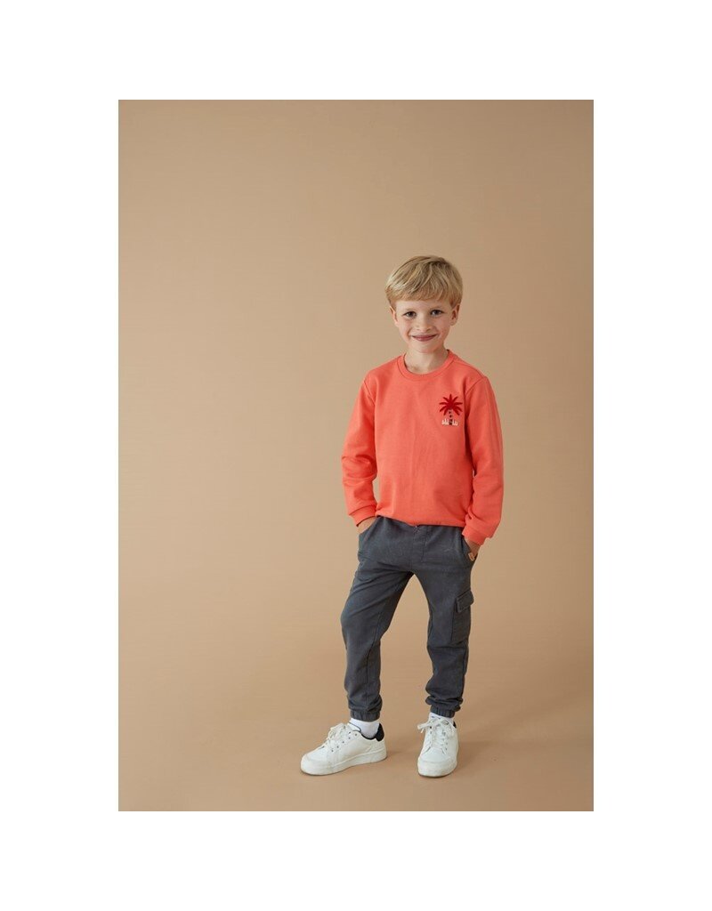 Feetje Baby Feetje Broek - Happy Rio  - Antraciet jog - 52202332