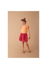 Feetje Baby Feetje T-shirt ruches - Samba Shake - oranje - 51700950