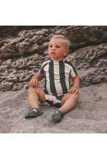 Salted Stories Salted Stories - Swim Shortsleeve - Wide Stripe