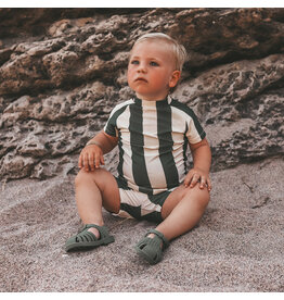 Salted Stories Salted Stories - Swim Shortsleeve - Wide Stripe