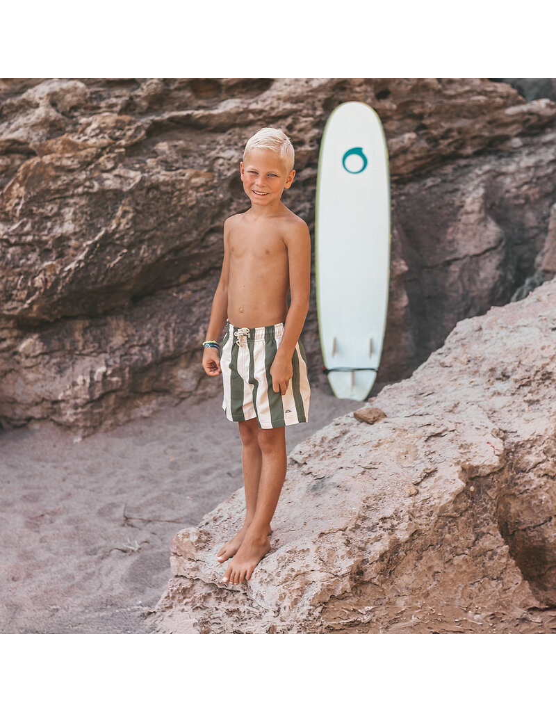 Salted Stories Salted Stories - Swim Short- Wide Stripe