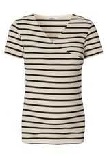 Noppies Noppies shirt - nursing - Sanson - cream gestreept 50N0013 N340