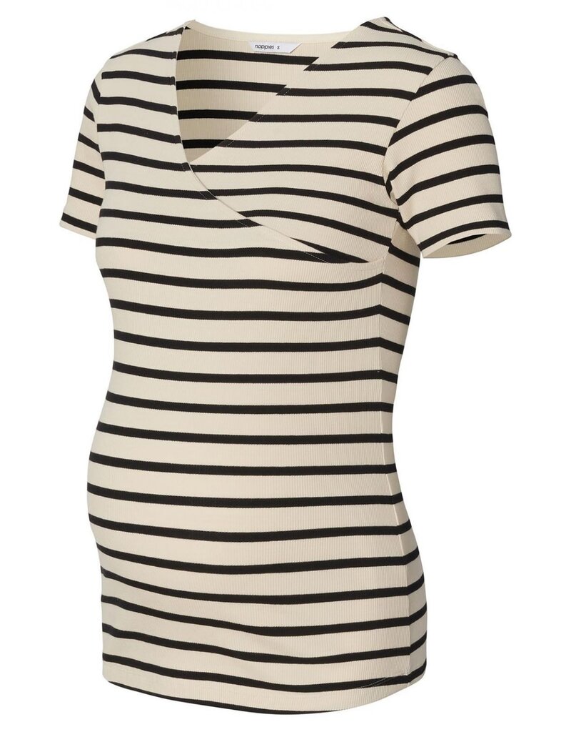 Noppies Noppies shirt - nursing - Sanson - cream gestreept 50N0013 N340
