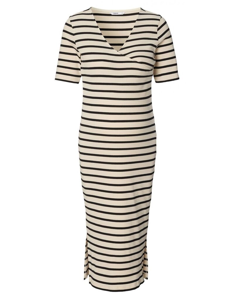 Noppies Noppies dress - nursing - Soiree- cream gestreept 50N0412 N340