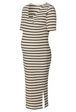 Noppies Noppies dress - nursing - Soiree- cream gestreept 50N0412 N340
