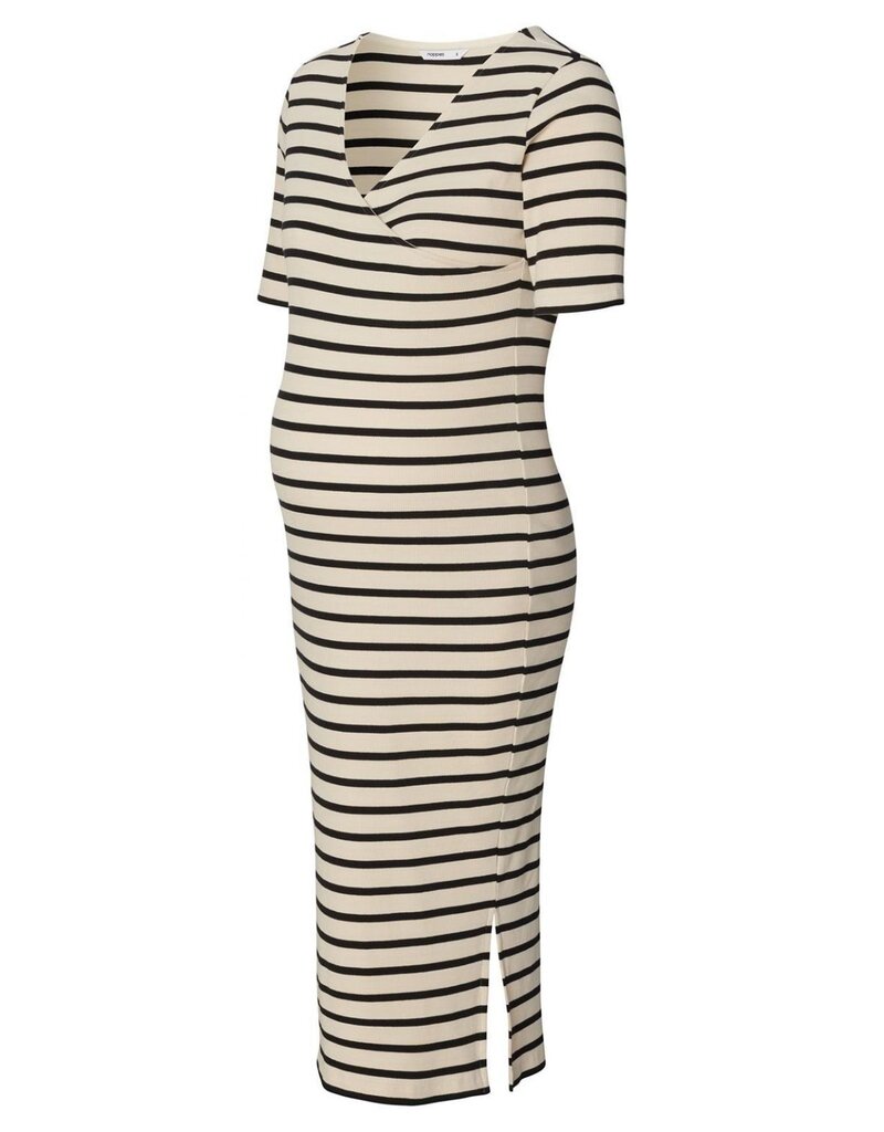 Noppies Noppies dress - nursing - Soiree- cream gestreept 50N0412 N340